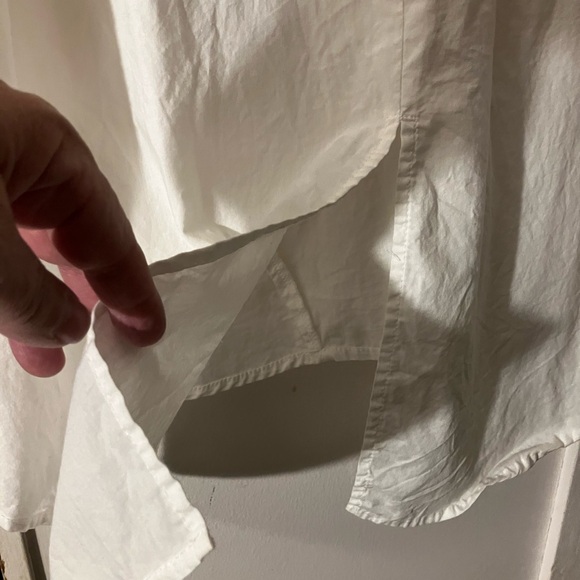 Cato Asymmetrical Poplin Shirt - Picture 3 of 4